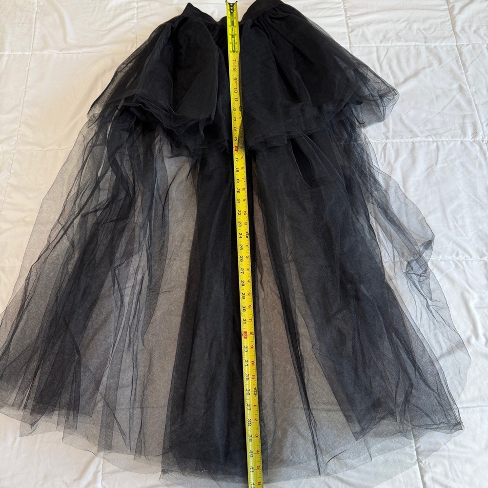 Unbranded Women's Hi-Lo Tulle Bustle Maxi Skirt Festival Whimsigoth Party - Picture 7 of 10